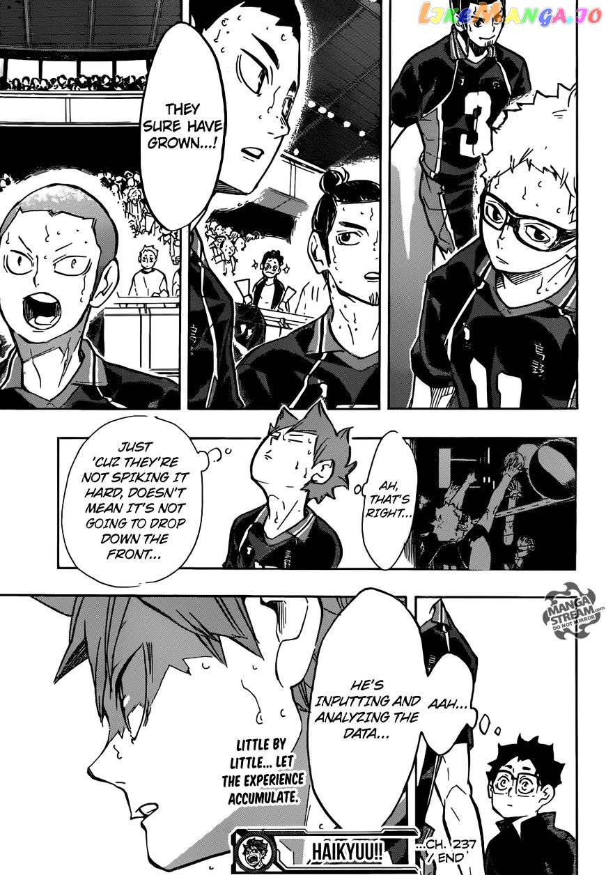 Haikyuu!!, Chapter 237 image 20